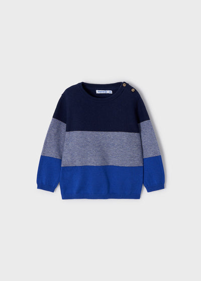 MAYORAL STRIPED SWEATER - BLUE