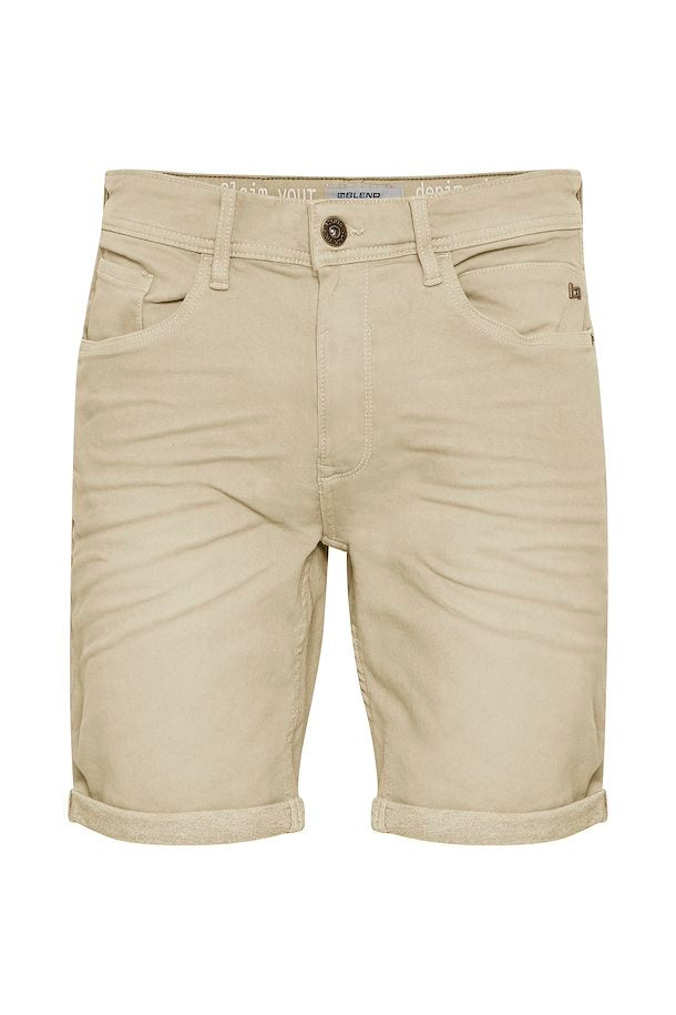 BLEND JOGG DENIM SHORTS - NATURAL